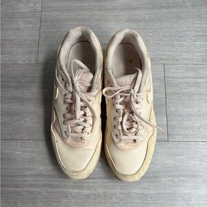 Nike Air Women's Pink and Cream Sneakers